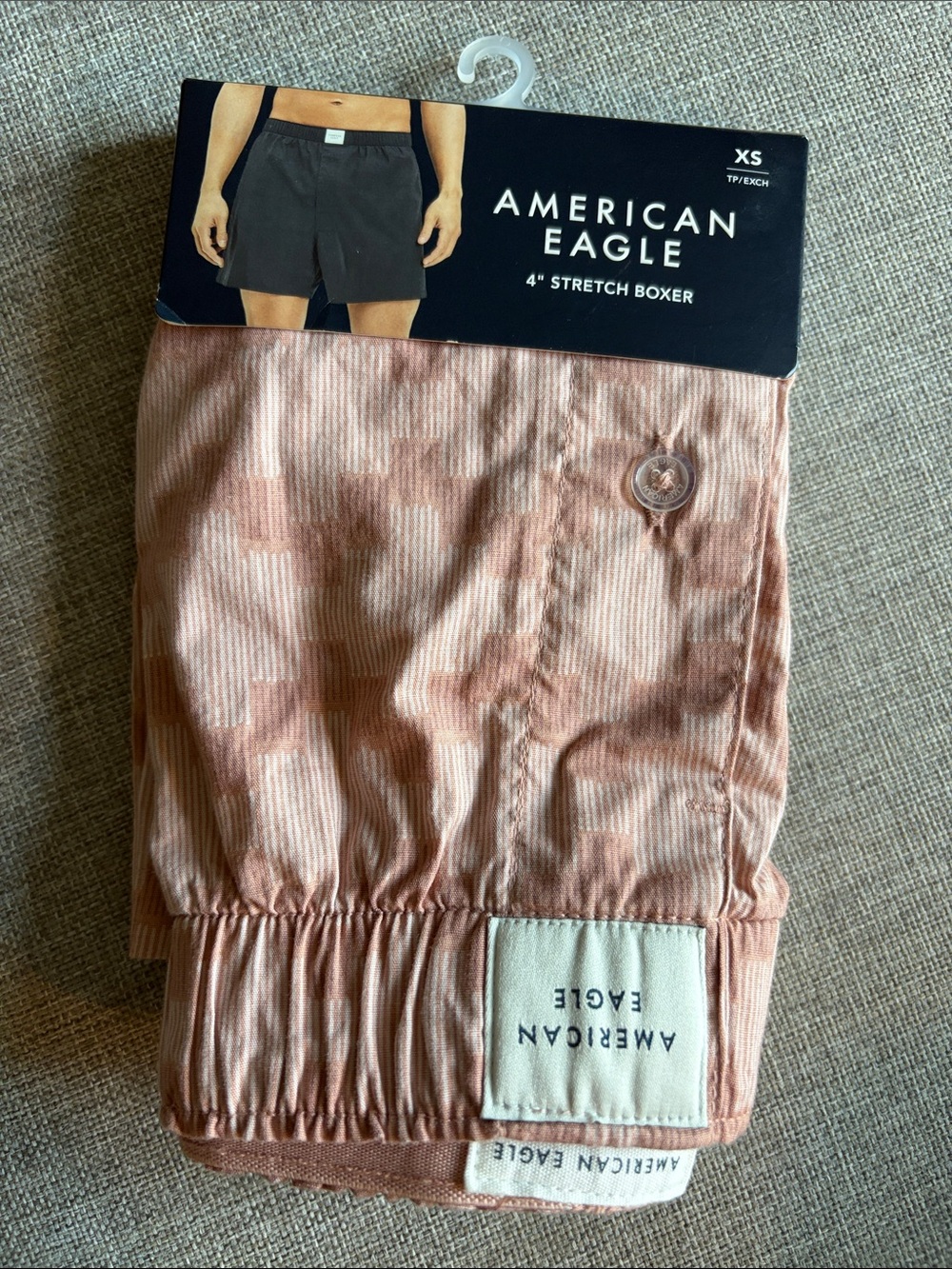 Men’s American Eagle Outfitters Rose Pink Stretch Boxer Shorts XS